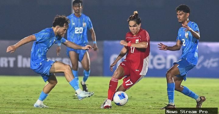 Timnas U-23 Kalah! Hasil Indonesia vs India 1-2