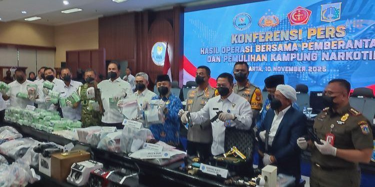 BNN Tangkap 1.259 Orang Terlibat Narkoba di 34 Provinsi