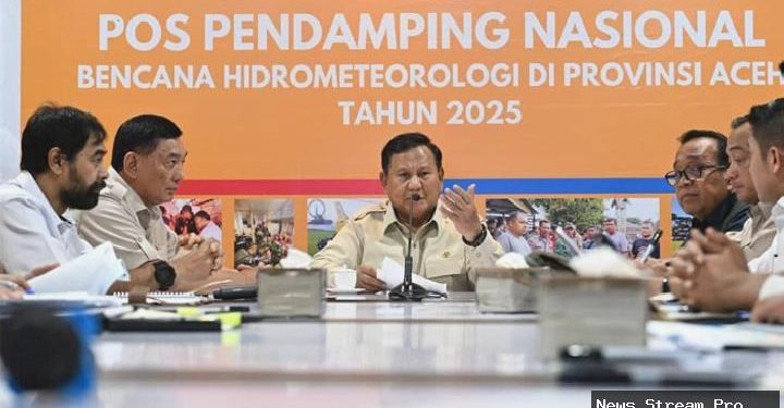 Ada bupati ke luar negeri saat bencana, Prabowo: Kalau tentara namanya desersi