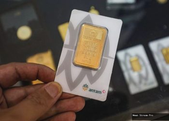 Harga emas Antam Kamis, 18 Desember 2025: melonjak Rp 17.000 jadi Rp 2.487.000 per gram