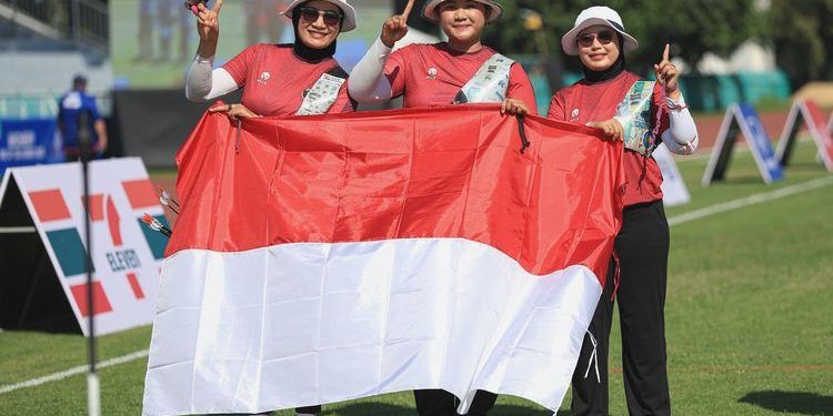 Panahan Indonesia kawinkan emas beregu recurve di SEA Games 2025