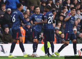 Pesta gol di kandang Leeds United, Arsenal unggul 7 poin Liga Inggris