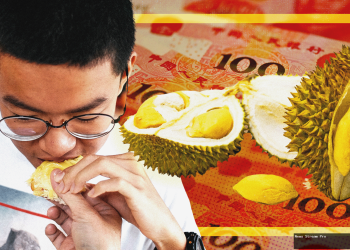 Berkat durian Musang King, kota di Malaysia menikmati aliran uang dari China