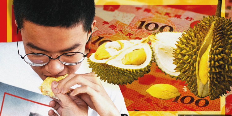 Berkat durian Musang King, kota di Malaysia menikmati aliran uang dari China