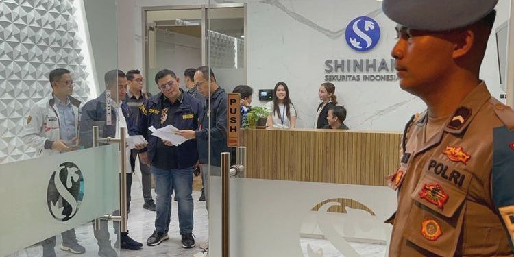 Telusuri kasus dugaan saham gorengan, Bareskrim Polri geledah kantor Shinhan Sekuritas