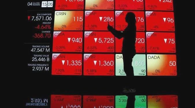 Anjlok 18% sepanjang 2026, IHSG jadi pasar saham berkinerja terburuk di Asia