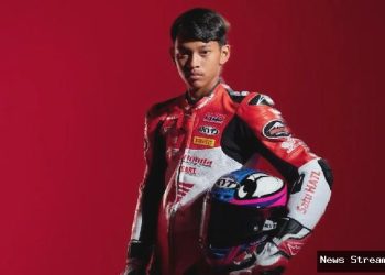 Veda Ega Pratama ukir sejarah raih podium di Moto3