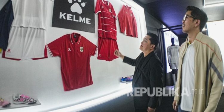 Bangga desain batik di jersey timnas, Erick Thohir: Agar tidak diklaim bangsa lain