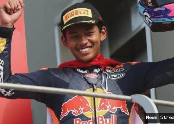 Komentar Veda Pratama setelah bikin sejarah jadi pembalap Indonesia pertama yang naik podium Moto3