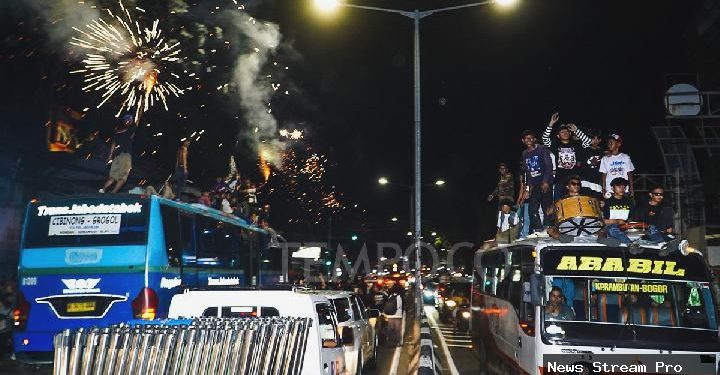 Lebih dari 300 ribu polisi berjaga saat malam takbiran 2026
