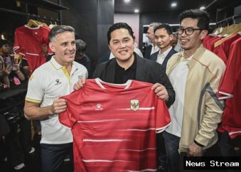 Foto: Jelang FIFA series, Timnas Indonesia perkenalkan jersey terbaru