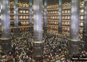 Jemaah salat Id di Istiqlal diperkirakan tembus 500 ribu