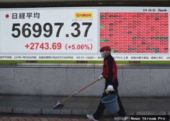 Bursa Asia anjlok di pagi ini (9/3), indeks Nikkei & Kospi ambles lebih dari 6%