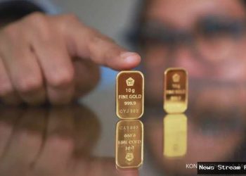 Daftar harga emas Antam hari ini (23/3): Turun Rp 50.000 ke Rp 2.843.000 per gram