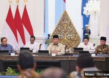 Suasana pertemuan Prabowo dengan SBY, Jokowi hingga ketum parpol di istana