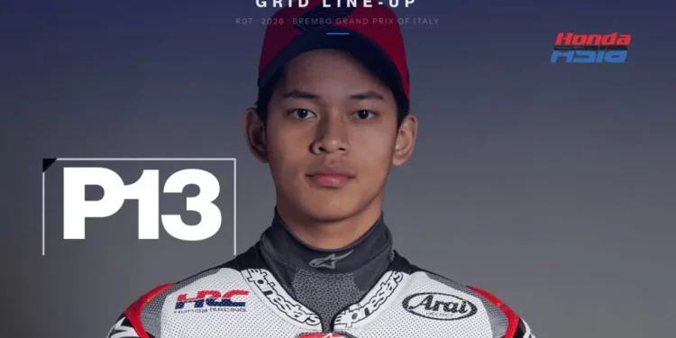 Jadwal Moto3 Italia 2026: Veda Ega Pratama balapan sore ini di Mugello, start pukul 16.00 WIB