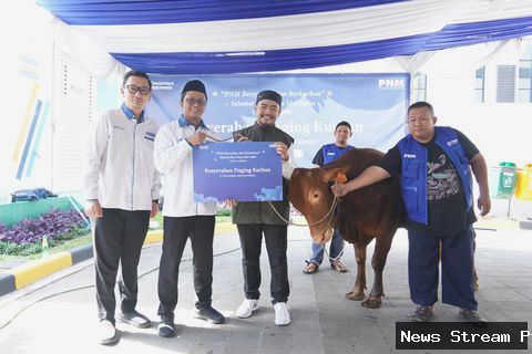 18 cabang PNM salurkan hewan kurban untuk masyarakat di sekitar wilayah layanan