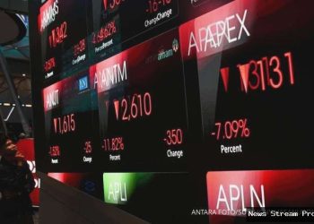 IHSG kembali ambruk 4,52% ke 5.342 di awal pekan, cek saham yang banyak dijual asing