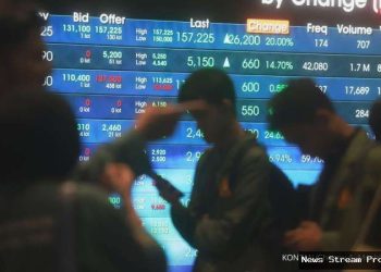 Saham yang banyak diakumulasi asing di tengah tren penurunan IHSG, Senin (8/6)