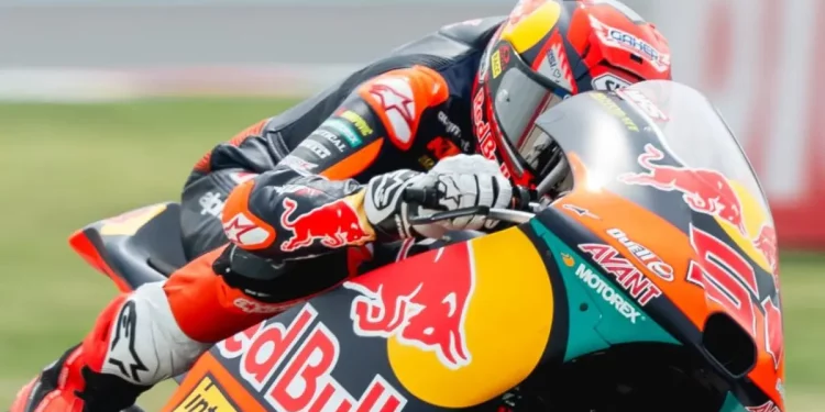 Bocor! Alasan Brian Uriarte tetap P4 meski crash di Moto3 Hungaria 2026, bikin Veda Ega Pratama finis P16